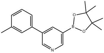 5-(3-Tolyl)pyridine-3-boronic acid pinacol ester Structure
