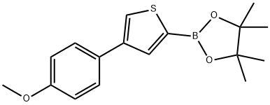 4-(4-Methoxyphenyl)thiophene-2-boronic acid pinacol ester Structure