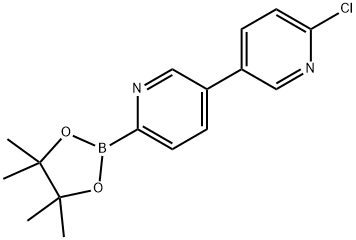 5-(6-Chloro-3-pyridyl)pyridine-2-boronic acid pinacol ester Structure