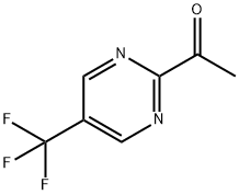 Ethanone, 1-[5-(trifluoromethyl)-2-pyrimidinyl]- Structure