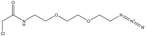 Acetamide, N-[2-[2-(2-azidoethoxy)ethoxy]ethyl]-2-chloro- Structure