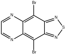 4,9-dibromo-[1,2,5]thiadiazolo[3,4-g]quinoxaline Structure