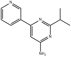 4-amino-2-(iso-propyl)-6-(pyridin-3-yl)-pyrimidine 구조식 이미지