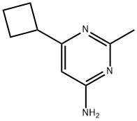 4-amino-6-cyclobutyl-2-methylpyrimidine Structure