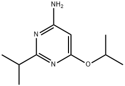 4-Amino-2-(iso-propyl)-6-(iso-propoxy)pyrimidine 구조식 이미지