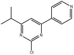 2-Chloro-4-(pyridin-4-yl)-6-(iso-propyl)pyrimidine 구조식 이미지