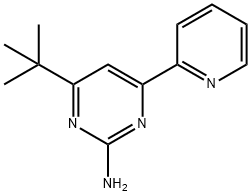 2-amino-4-(pyridin-2-yl)-6-(tert-butyl)pyrimidine 구조식 이미지