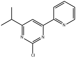 2-Chloro-4-(pyridin-2-yl)-6-(iso-propyl)pyrimidine Structure