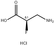 (2R)-3-amino-2-fluoropropanoic acid hydrochloride Structure