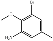 3-Bromo-2-methoxy-5-methyl-phenylamine Structure