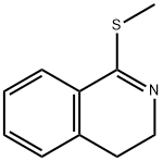 Isoquinoline, 3,4-dihydro-1-(methylthio)- 구조식 이미지