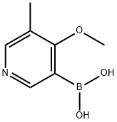 5-Methyl-4-methoxypyridine-3-boronic acid Structure