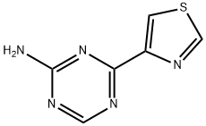 4-(Thiazol-4-yl)-1,3,5-triazin-2-amine 구조식 이미지