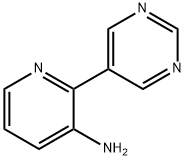 3-AMINO-2-(5-PYRIMIDYL)PYRIDINE Structure