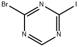 2-Bromo-4-iodo-1,3,5-triazine Structure