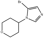5-BROMO-1-(4-TETRAHYDROPYRANYL)-1H-IMIDAZOLE Structure
