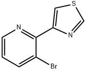 3-Bromo-2-(thiazol-4-yl)pyridine 구조식 이미지