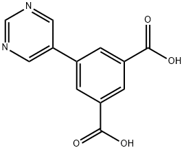 5-(pyrimidin-5-yl)isophthalic acid Structure