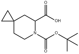 6-[(tert-butoxy)carbonyl]-6-azaspiro[2.5]octane-5-carboxylic acid Structure
