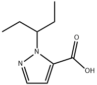 1-(pentan-3-yl)-1H-pyrazole-5-carboxylic acid Structure