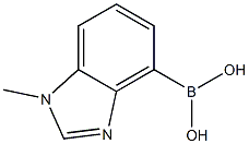 (1-methylbenzimidazol-4-yl)boronicacid Structure
