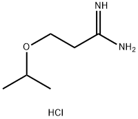 3-(propan-2-yloxy)propanimidamide hydrochloride Structure