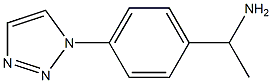 1-[4-(1H-1,2,3-triazol-1-yl)phenyl]ethan-1-amine 구조식 이미지