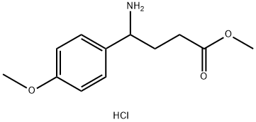 methyl 4-amino-4-(4-methoxyphenyl)butanoate hydrochloride 구조식 이미지