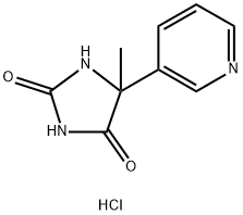 5-methyl-5-(pyridin-3-yl)imidazolidine-2,4-dione hydrochloride Structure