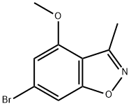 6-bromo-4-methoxy-3-methylbenzo[d]isoxazole 구조식 이미지