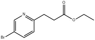 Ethyl 3-(5-bromopyridin-2-yl)propanoate Structure