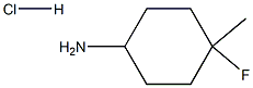 4-fluoro-4-methylcyclohexan-1-amine hydrochloride Structure