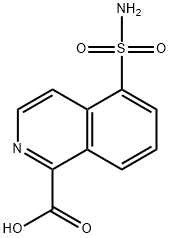 5-sulfamoylisoquinoline-1-carboxylic acid Structure