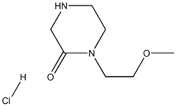 1-(2-methoxyethyl)piperazin-2-one hydrochloride Structure