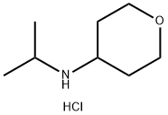 tetrahydro-N-isopropyl-2H-pyran-4-amine hydrochloride 구조식 이미지