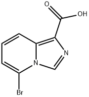 5-bromoimidazo[1,5-a]pyridine-1-carboxylic acid Structure