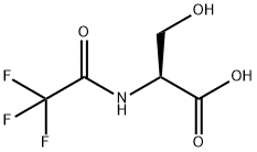 (2S)-3-hydroxy-2-(trifluoroacetamido)propanoic acid Structure