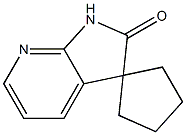 1',2'-dihydrospiro[cyclopentane-1,3'-pyrrolo[2,3-b]pyridin]-2'-one 구조식 이미지