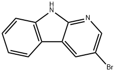 9H-Pyrido[2,3-b]indole, 3-bromo- 구조식 이미지