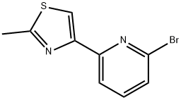 2-Bromo-6-(2-methylthiazol-4-yl)pyridine Structure