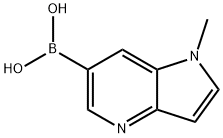 {1-methyl-1H-pyrrolo[3,2-b]pyridin-6-yl}boronic acid 구조식 이미지