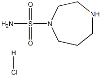 1,4-diazepane-1-sulfonamide hydrochloride 구조식 이미지