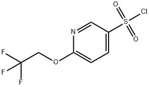 6-(2,2,2-trifluoroethoxy)pyridine-3-sulfonyl chloride Structure