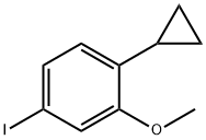 3-Methoxy-4-cyclopropyliodobenzene Structure