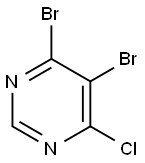 4,5-Dibromo-6-chloropyrimidine Structure