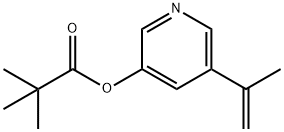 3-(PIVALOYLOXY)-5-(PROP-1-EN-2-YL)PYRIDINE Structure