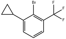 6-(cyclopropyl)-2-(tryfluoromethyl)bromobenzene Structure