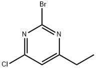 2-Bromo-4-chloro-6-ethylpyrimidine Structure