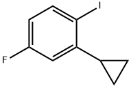 4-Fluoro-2-cyclopropyliodobenzene Structure