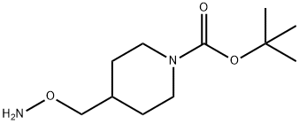 tert-Butyl 4-((aminooxy)methyl)piperidine-1-carboxylate Structure
